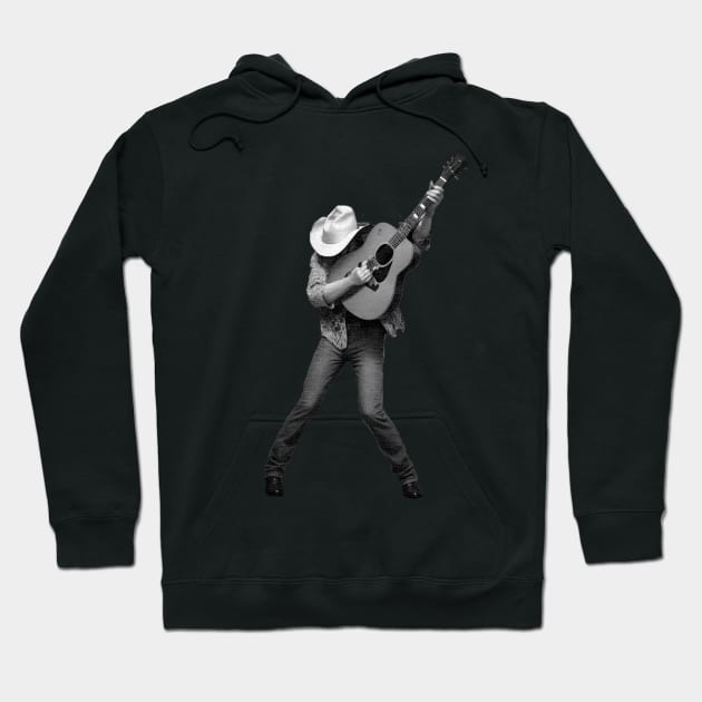 honky-tonk savior Playing Guitar Hoodie by Moulezitouna